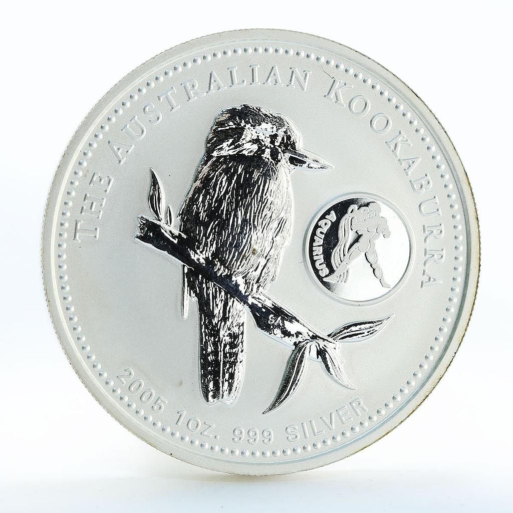 Australia 1 dollar Australian Kookaburra silver coin 2005 Coinsberg