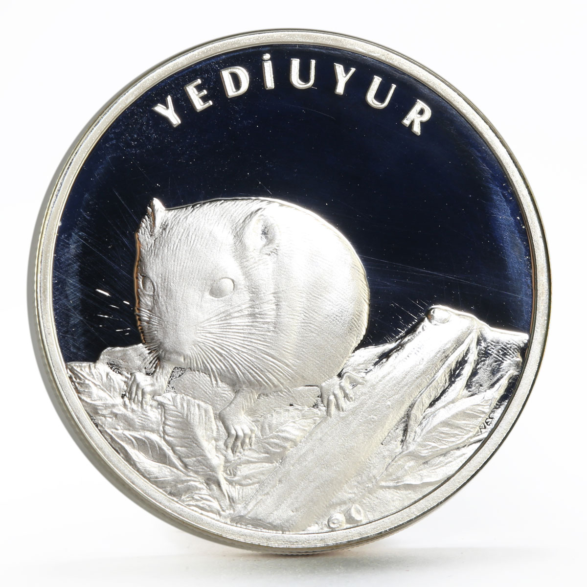 Turkey 20 lira Animal series Dormouse Gliridae proof silver coin 2005