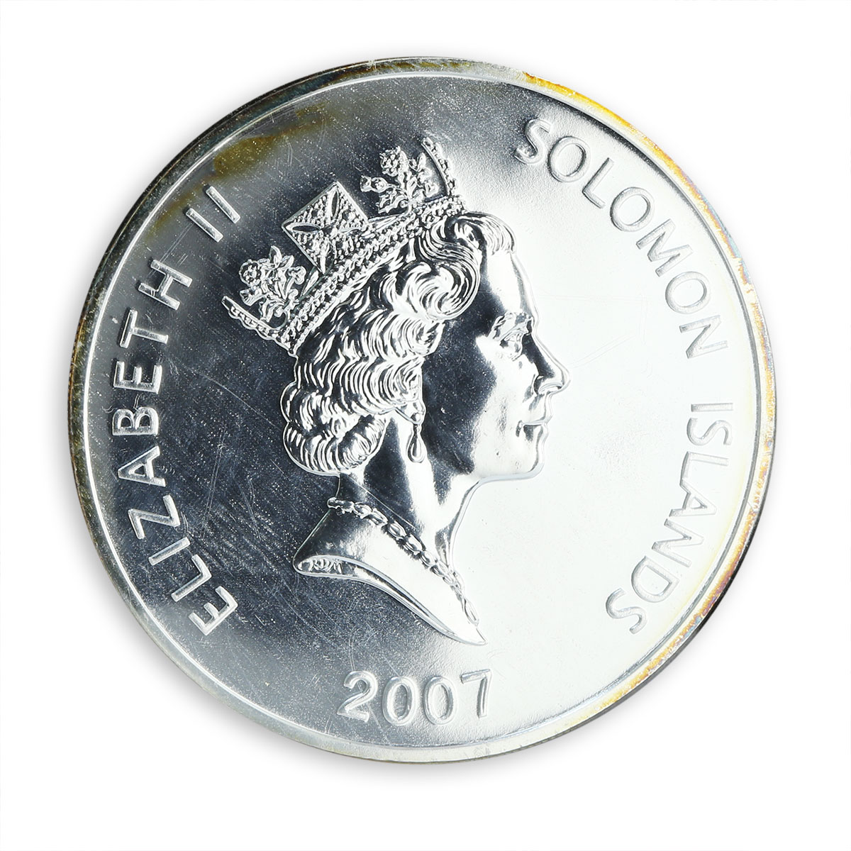 Solomon Islands, 5 dollars, Year of the Pig, Lunar Calendar, silver, coin, 2007