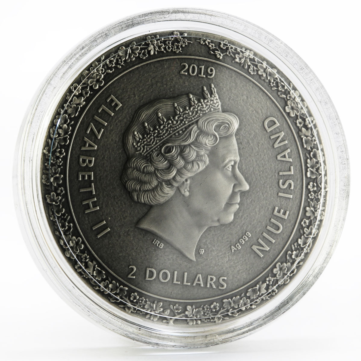 Niue 2 dollars Japanese Culture series Geisha colored silver coin 2019