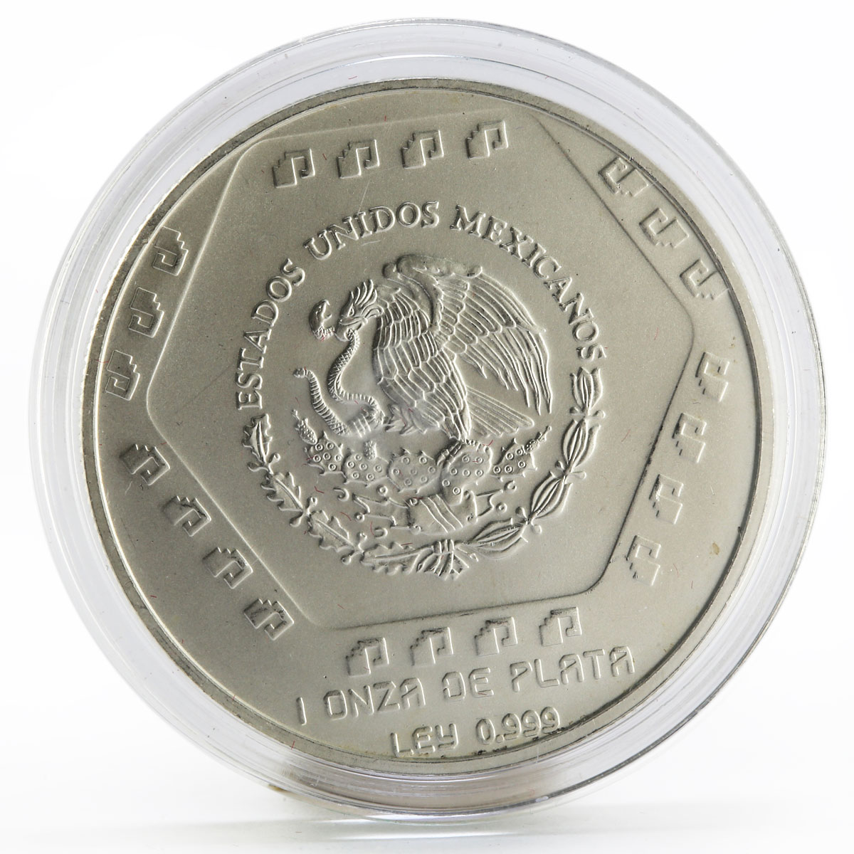 Mexico 5 pesos Precolombina series Dintel silver coin 1994