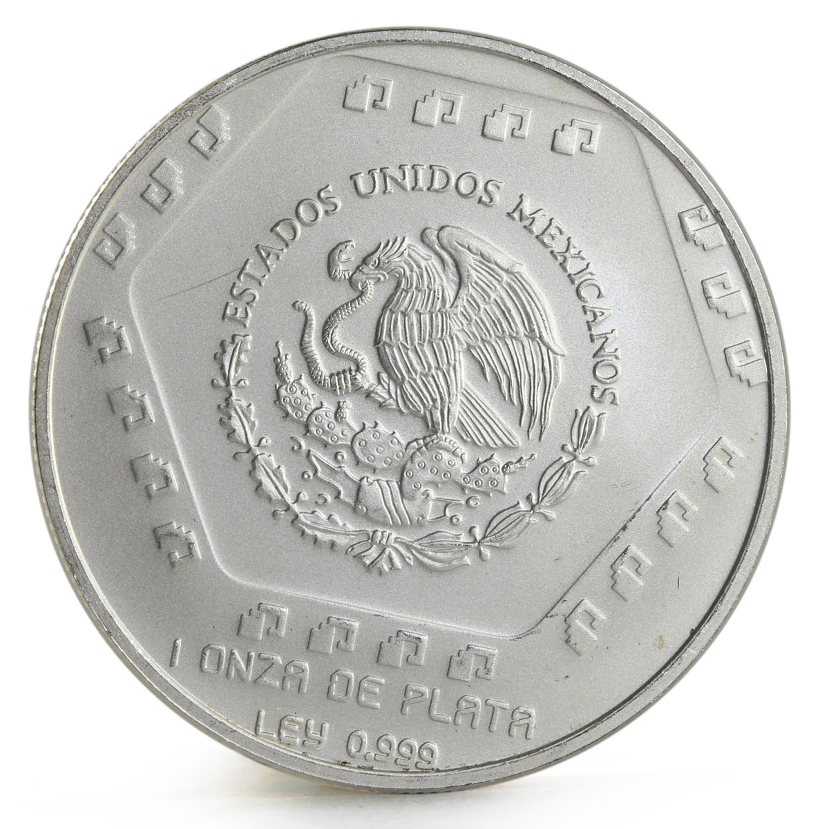 Mexico 5 pesos Precolombina series Dintel silver coin 1994