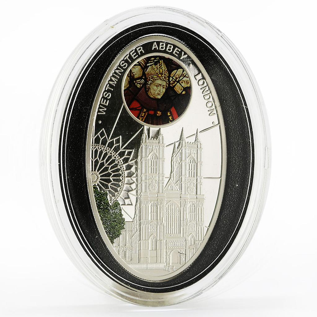 Niue 1 dollar Gothic Cathedrals series Westminster Cathedral silver coin 2010