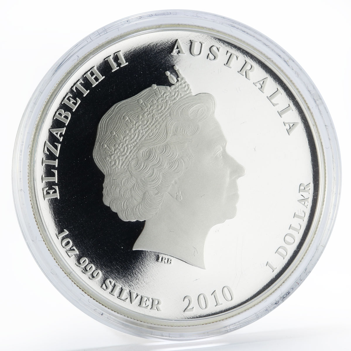 Australia 1 dollar Lunar Calendar series II Year of the Tiger silver coin 2010