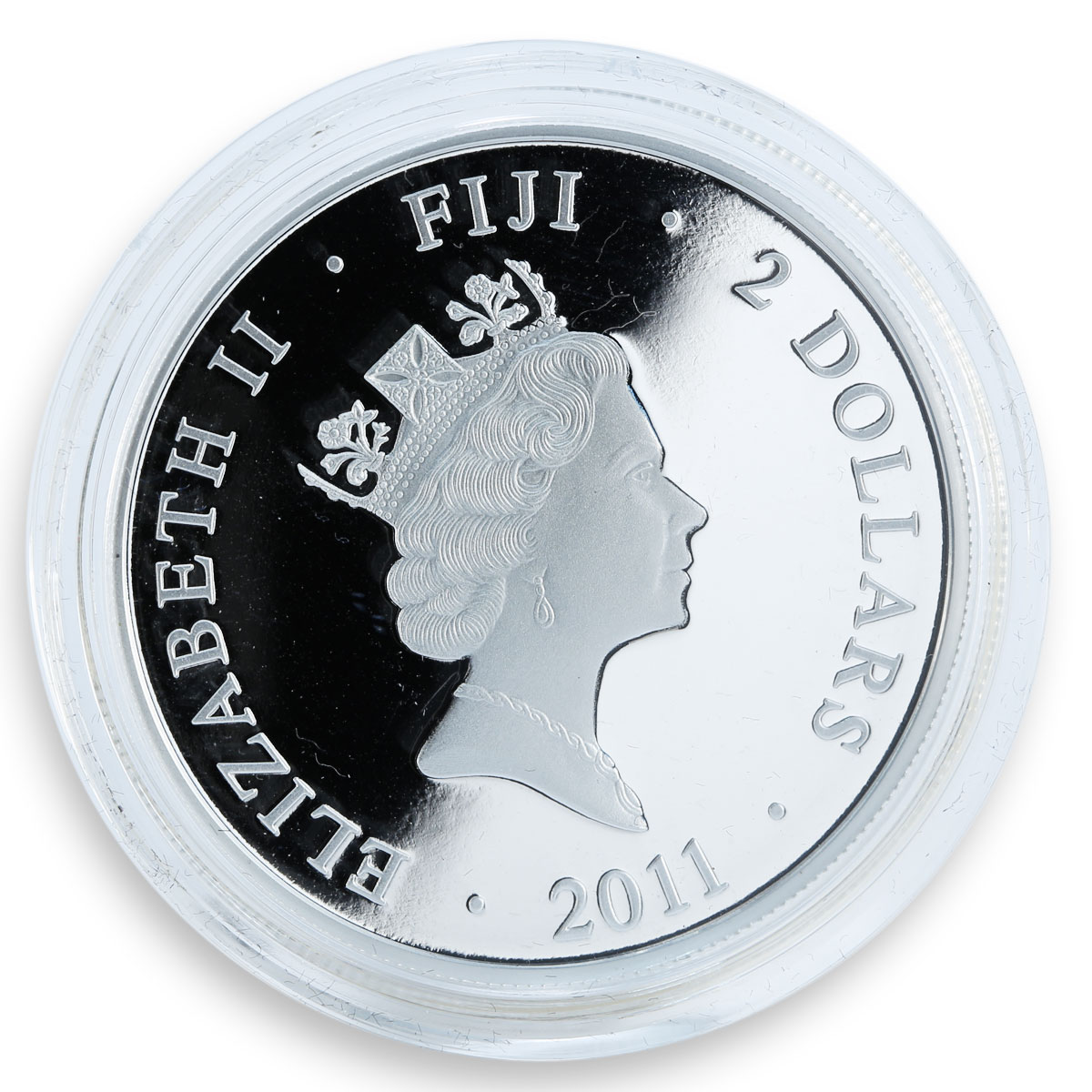 Fiji 2 dollars Mythologies of the World The Muses Clio History silver proof 2011