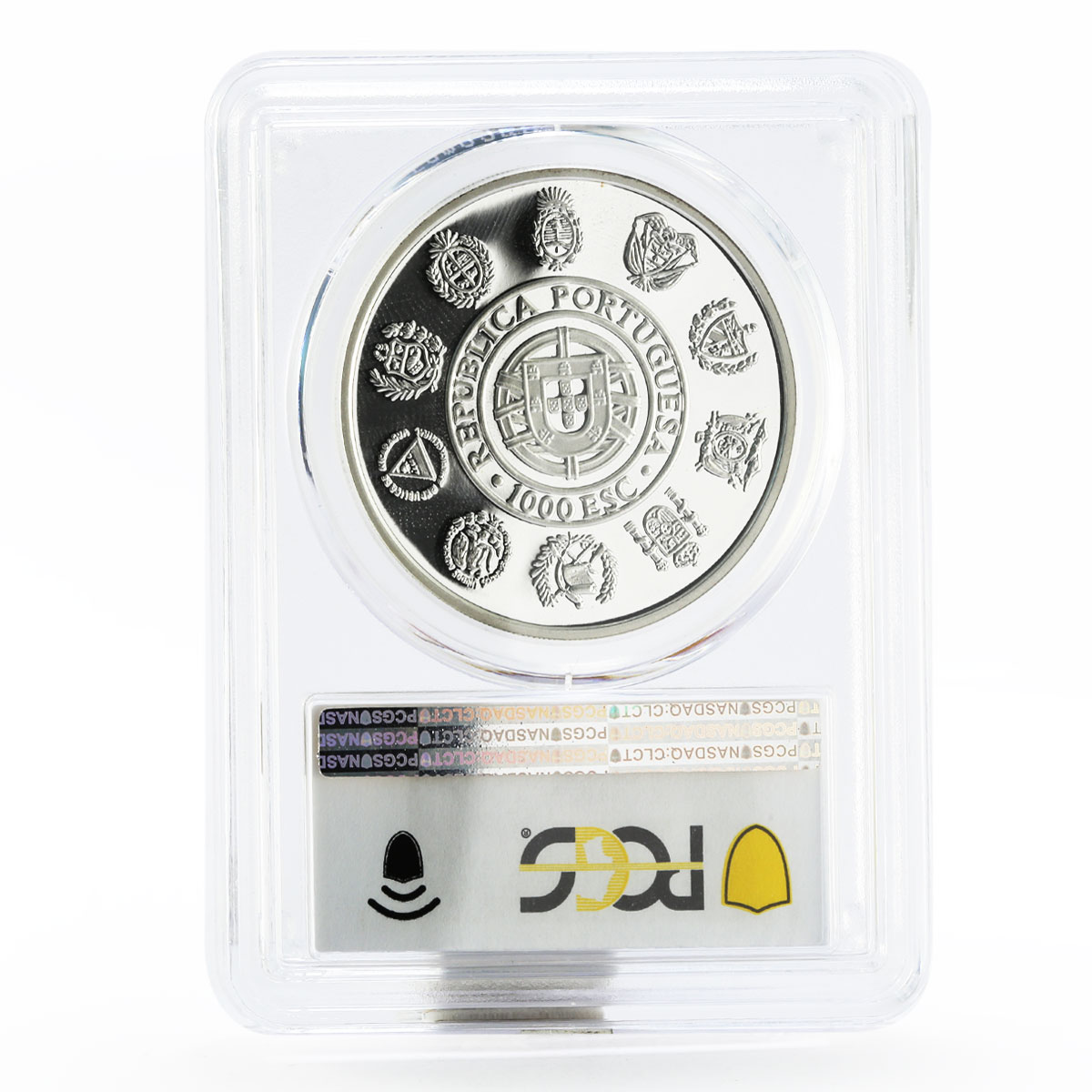 Portugal 1000 escudos Ibero American series The Wolf  PR68 PCGS silver coin 1994