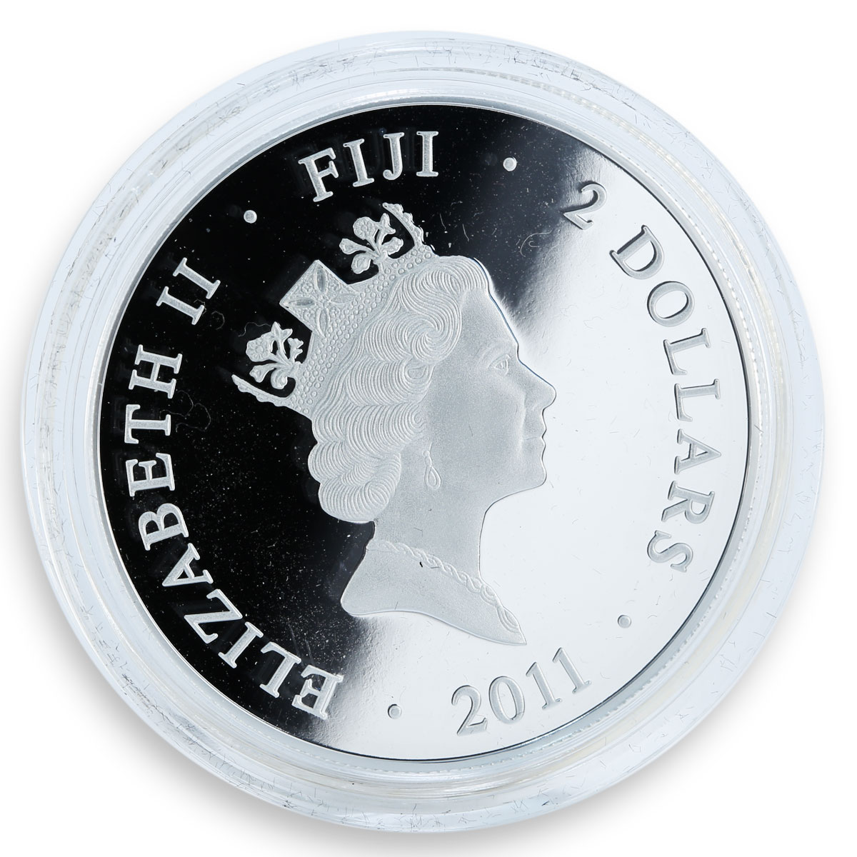 Fiji 2 dollars Mythologies of the World The Muses Talia Comedy silver proof 2011
