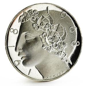 Czechoslovakia 50 korun 50th Anniversary of Independence proof silver coin 1968