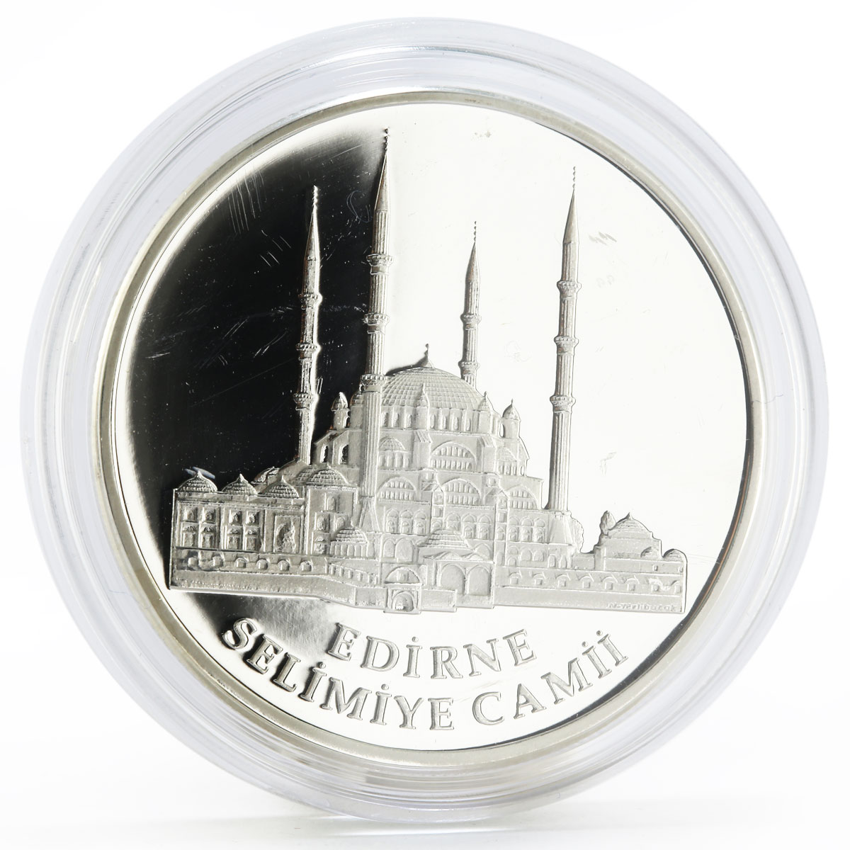 Turkey 20 lira Famous Mosques series Selimiye Mosque in Edirne silver coin 2005