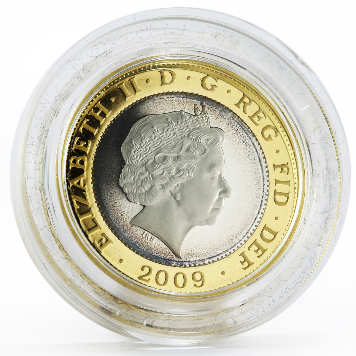 Britain 2 pounds 250th Anniversary of Robert Burns piedfort silver coin 2009