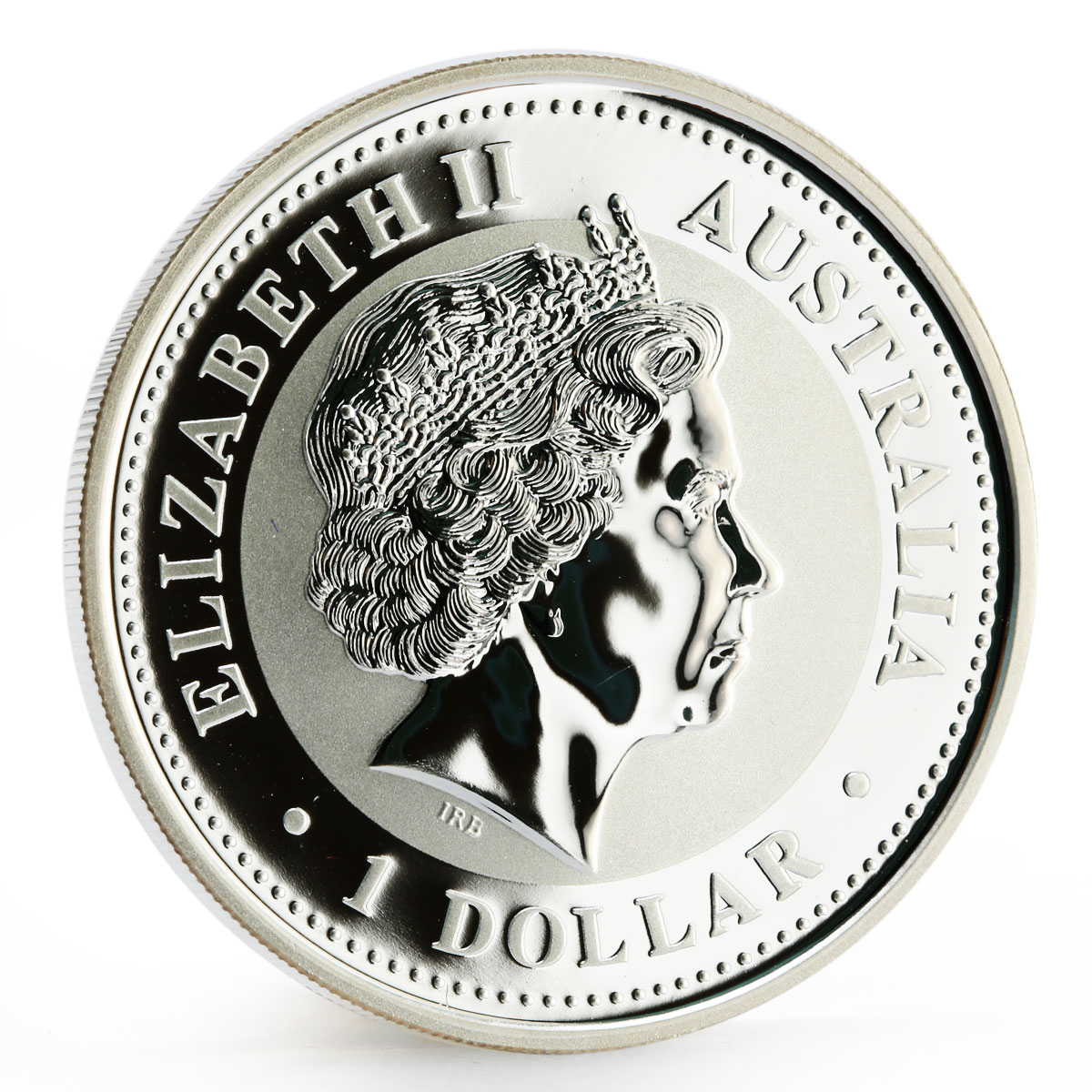 Australia 1 dollar Lunar Calendar I series Year of the Rooster silver coin 2005