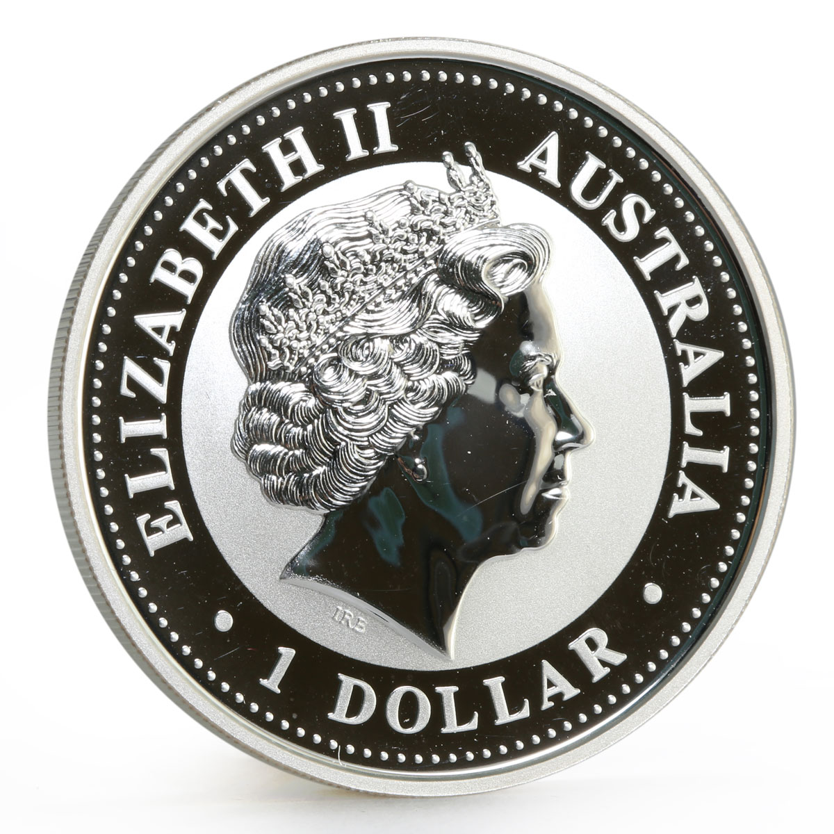Australia 1 dollar Lunar Calendar I series Year of the Rooster silver coin 2005