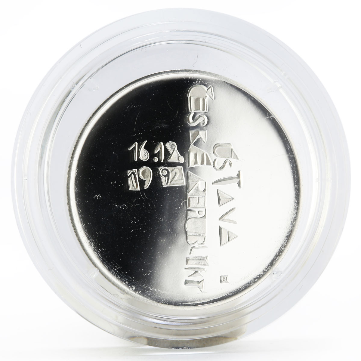 Czech Republic 200 korun First Anniversary of the Constitution silver coin 1993