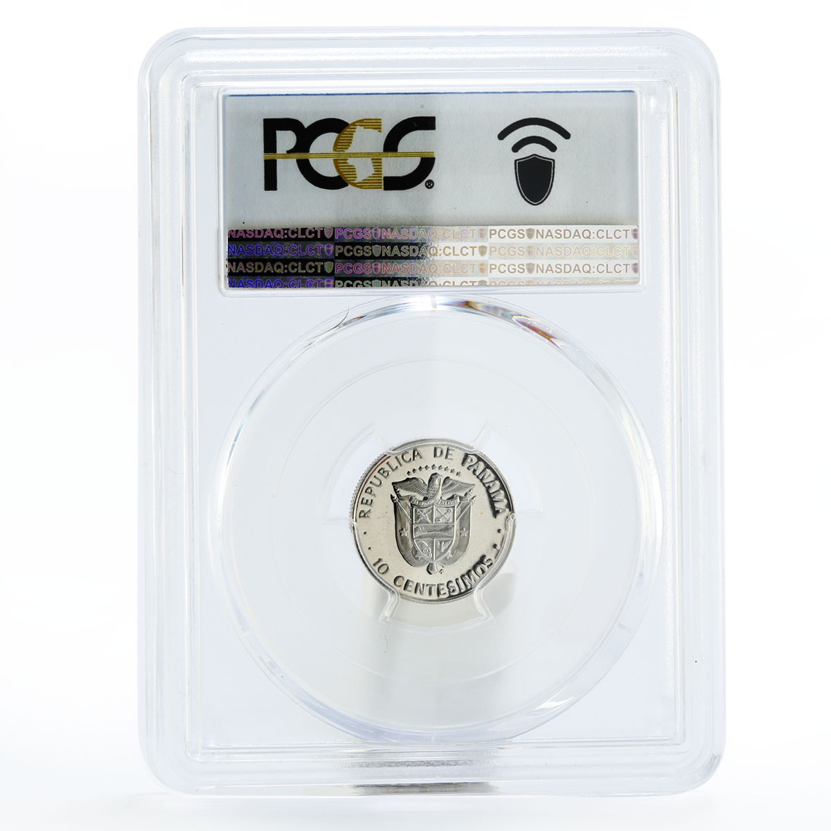 Panama 10 centesimos President Manuel E. Amador PR69 PCGS proof nickel coin 1981