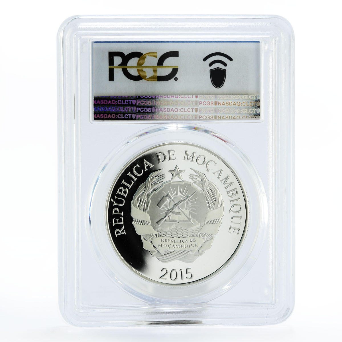 Mozambique 200 meticais 35 Years of the Metical PR69 PCGS proof silver coin 2015