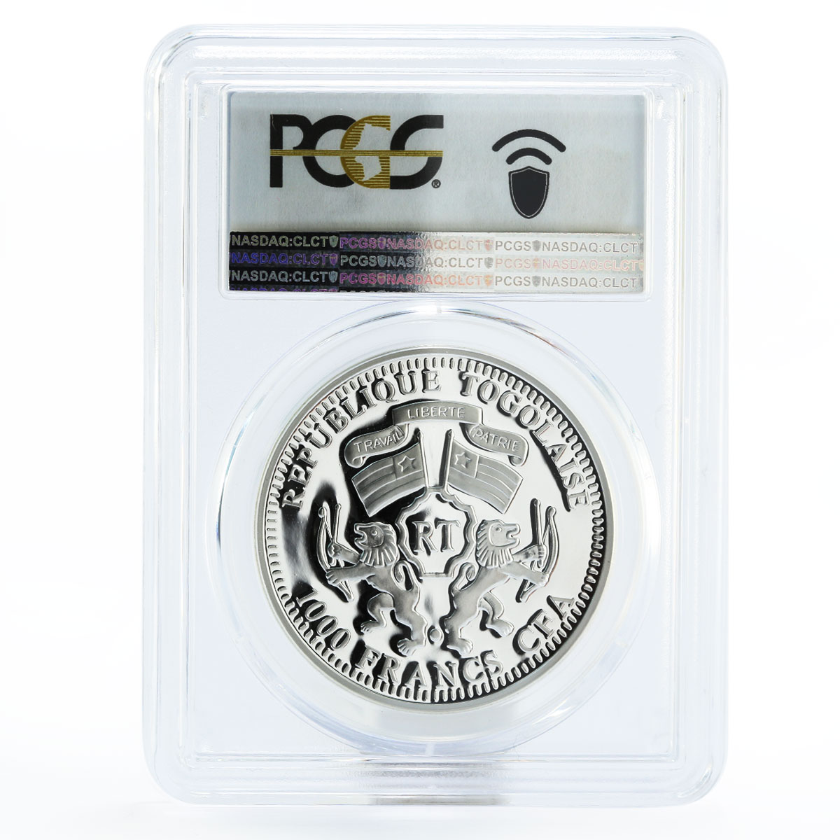 Togo 1000 francs Year of the Chinese Rabbit PR70 PCGS silver coin 2011