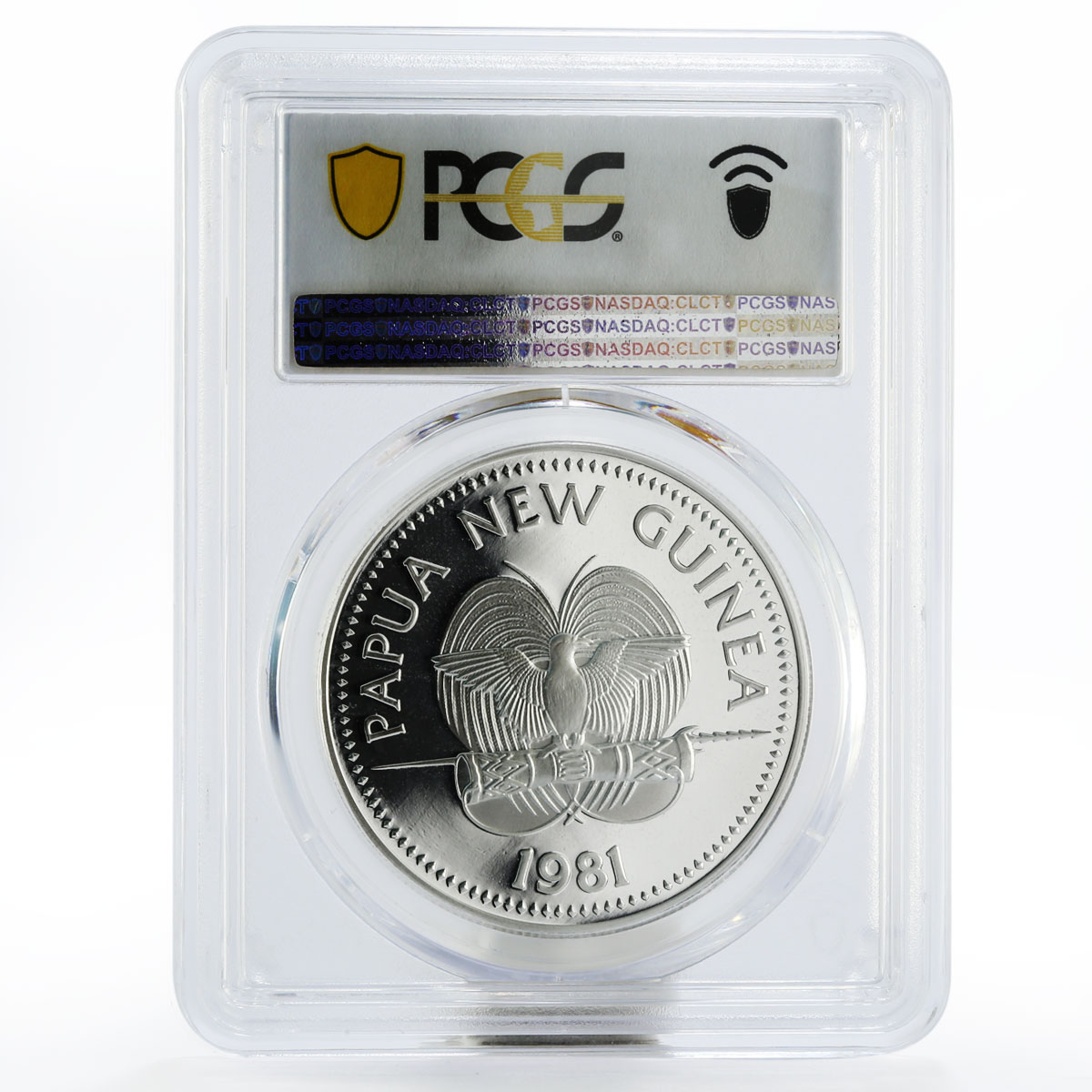 Papua New Guinea 5 kina Year of the Child PR69 PCGS silver coin 1981