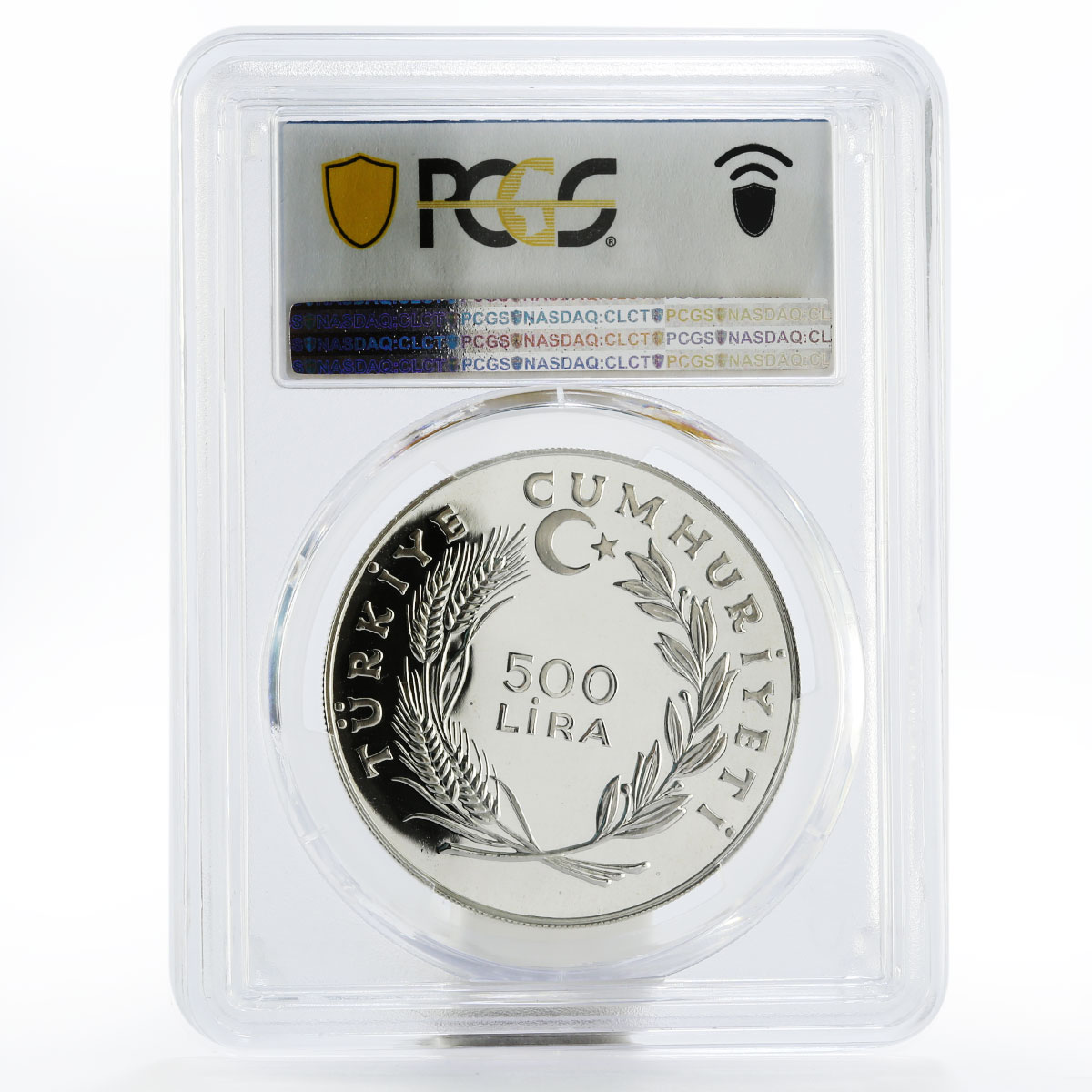 Turkey 500 lira International Year of the Child PR68 PCGS silver coin 1979