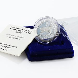 Transnistria 100 rubles Lunar Calendar Year of the Goat silver coin 2014