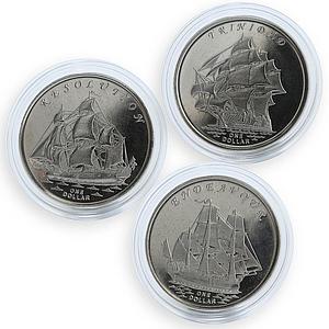 KIRIBATI 3x $1 2018 Ships Details about   GILBERT ISLANDS unusual coinage 