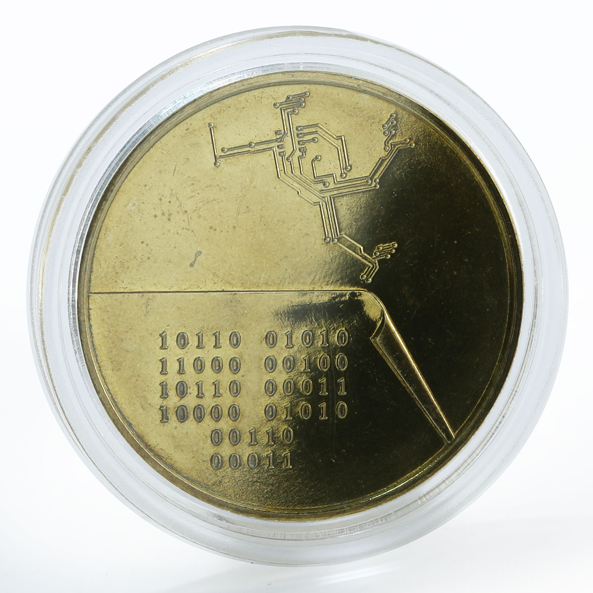 Hungary 1000 Forint Message - Mercury bronze coin 2002