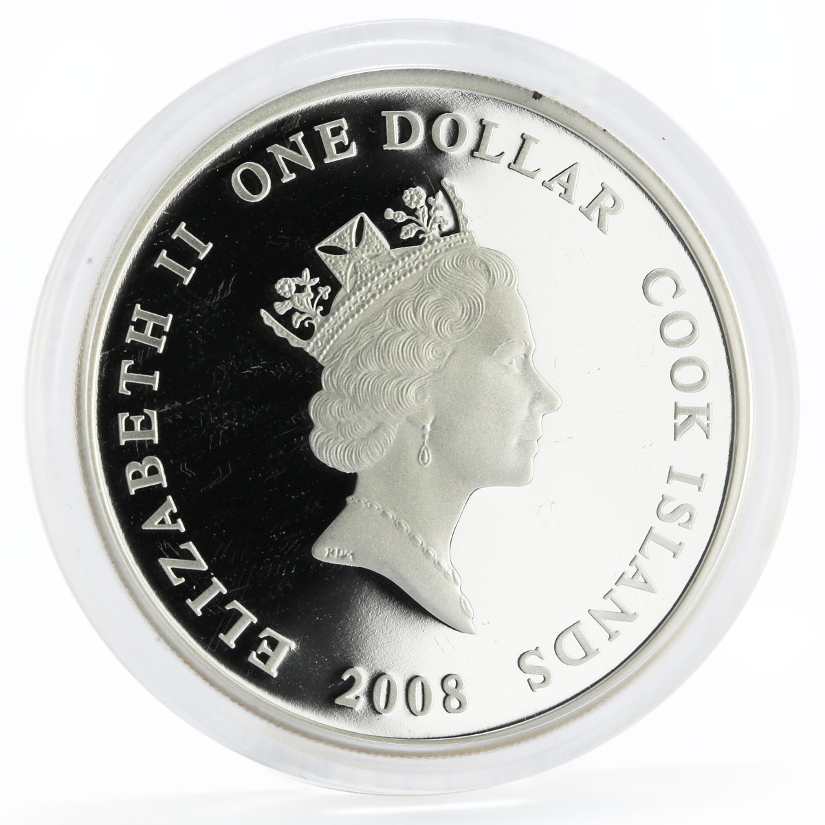 Cook Islands 1 dollar Antonov Planes series AN-148 proof silver coin 2008