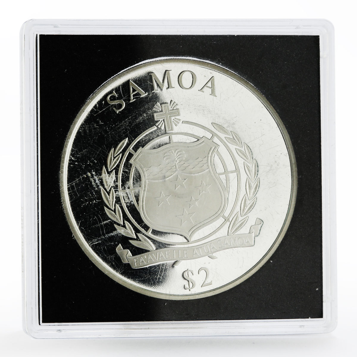 Samoa 2 dollars History in Ships series Gorch Fock proof silver coin 2015