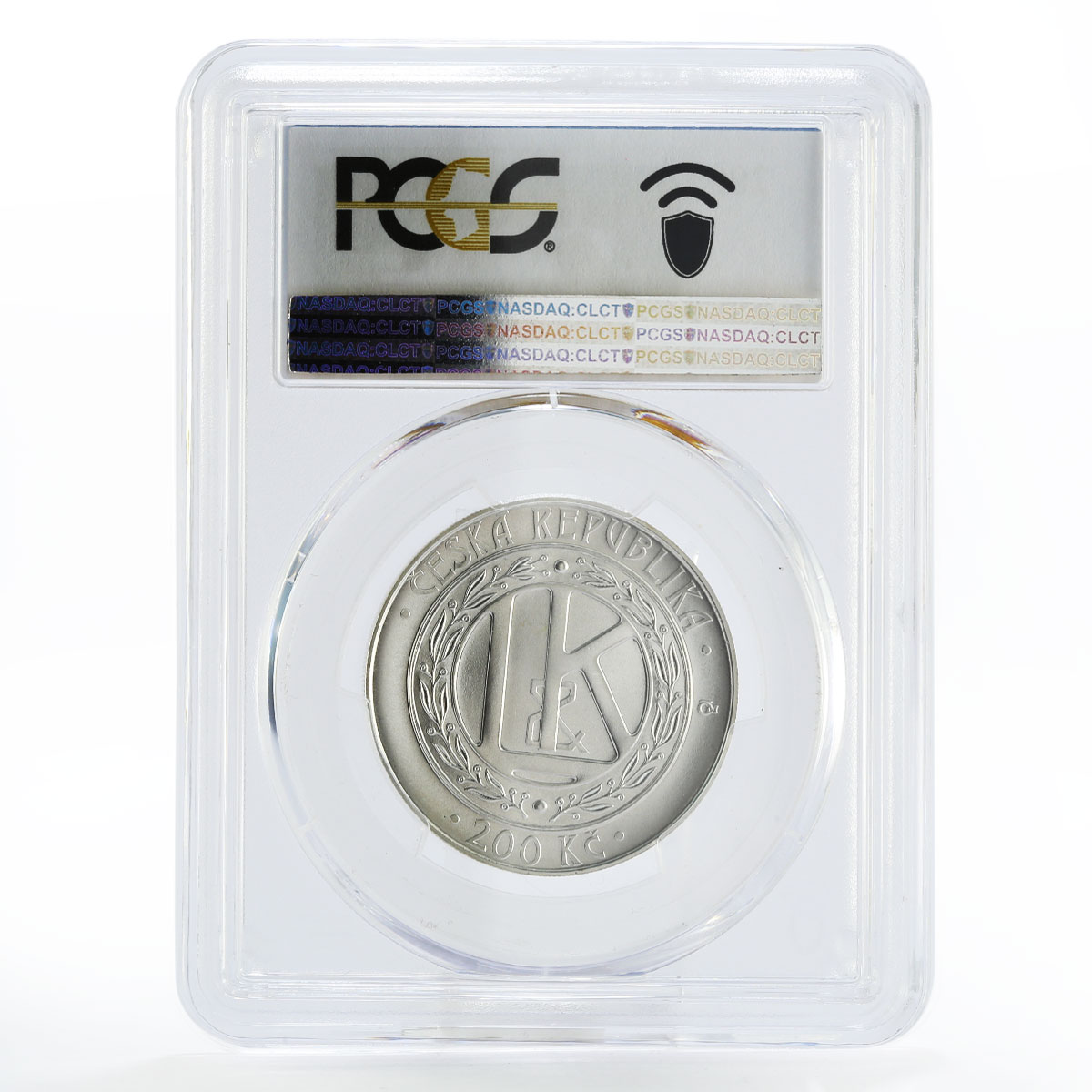 Czech Republic 200 korun Centennial of Car Production MS70 PCGS silver coin 2005