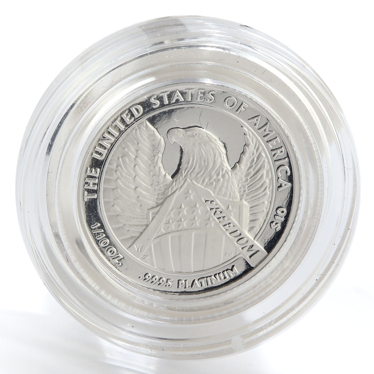 US 10 dollar Liberty In God We Trust Bullion platinum coin 1/10 oz 2007