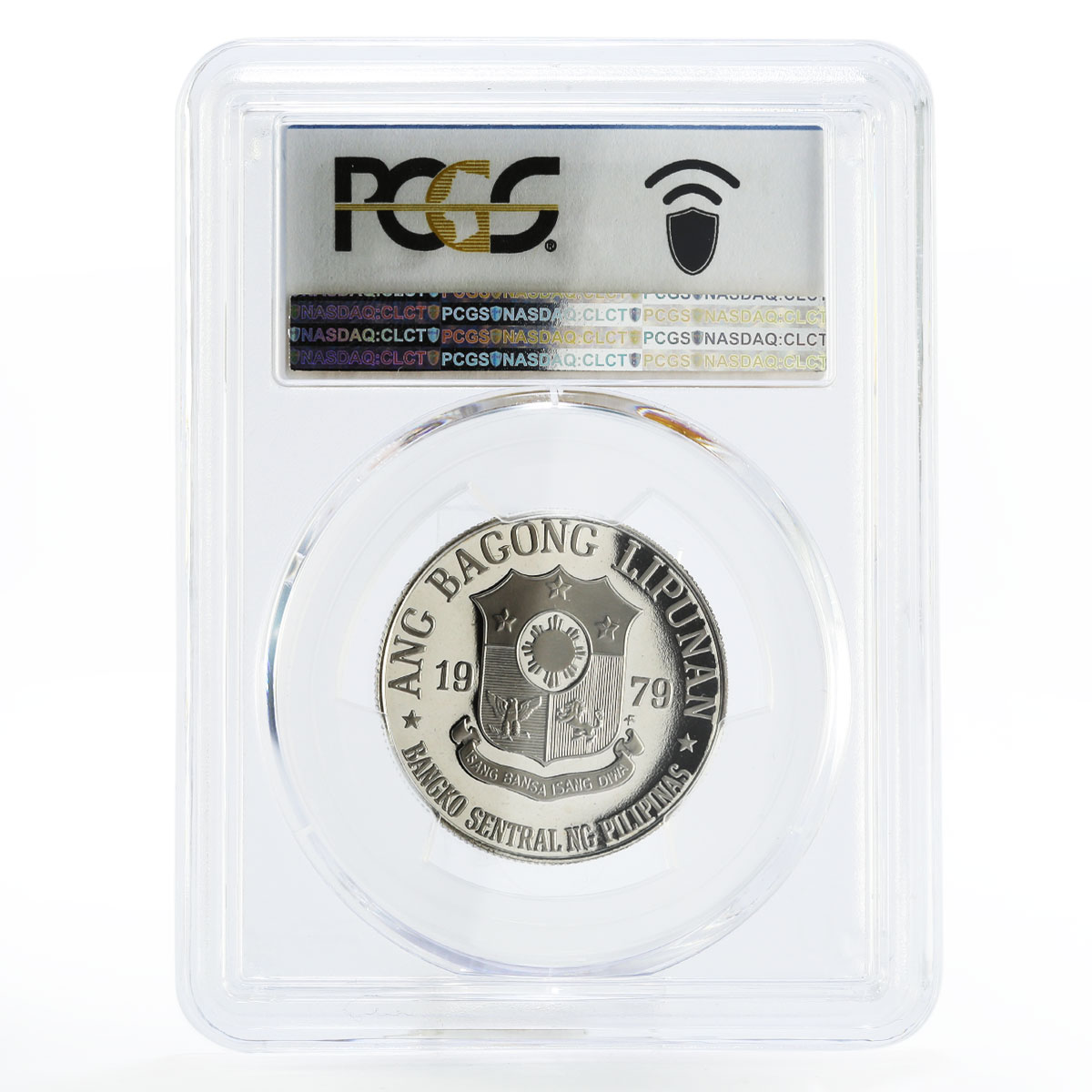 Philippines 1 piso Revolutionairy Jose Risal PR70 PCGS nickel coin 1979