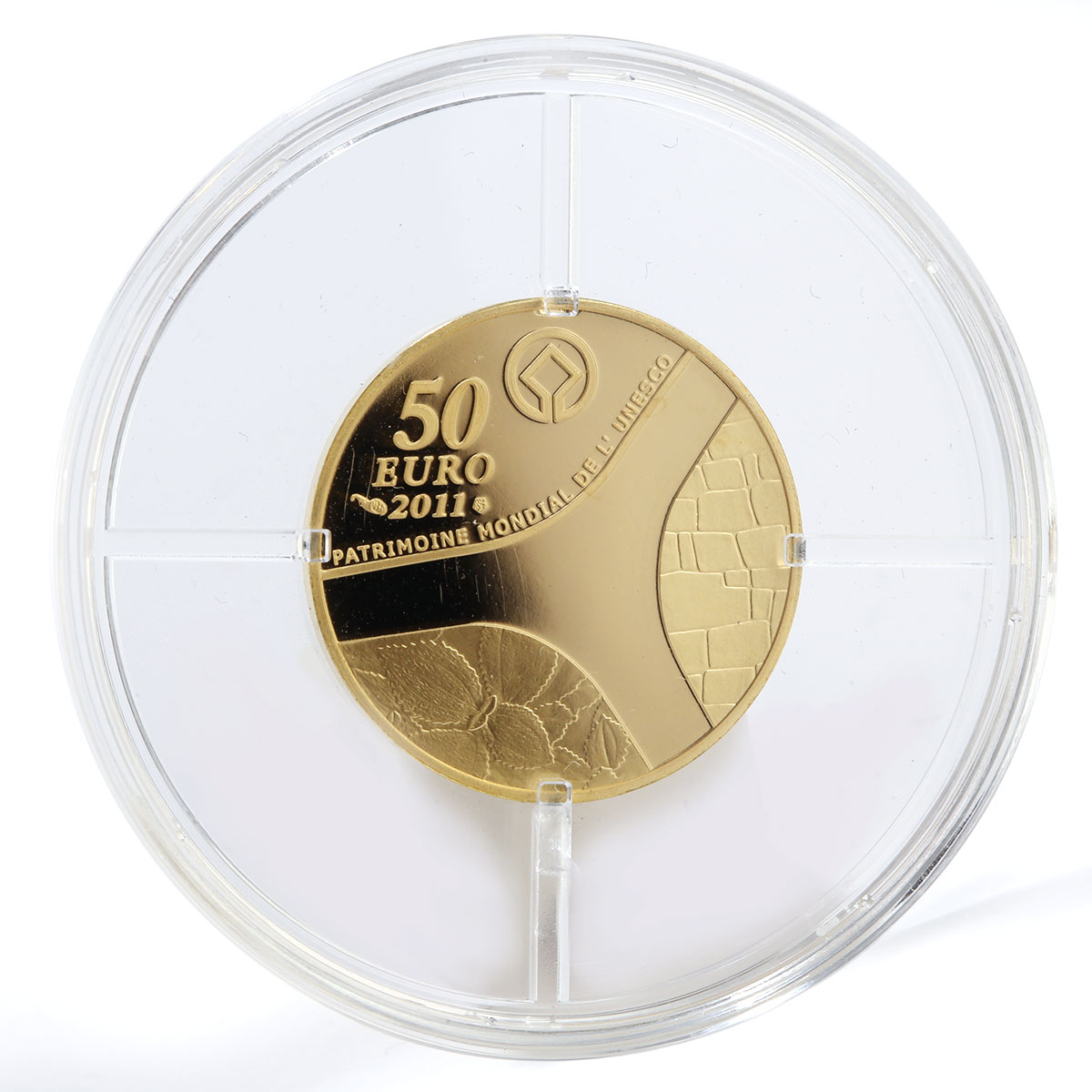 France 50 euro Castle of Versailles UNESCO World Heritage gold coin 2011