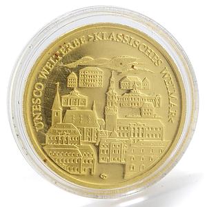 Germany 100 euro UNESCO World Heritage Sites City Weimar gold coin 2006