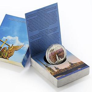 Niue 2 dollars Angels of St. Petersburg colored silver coin 2014