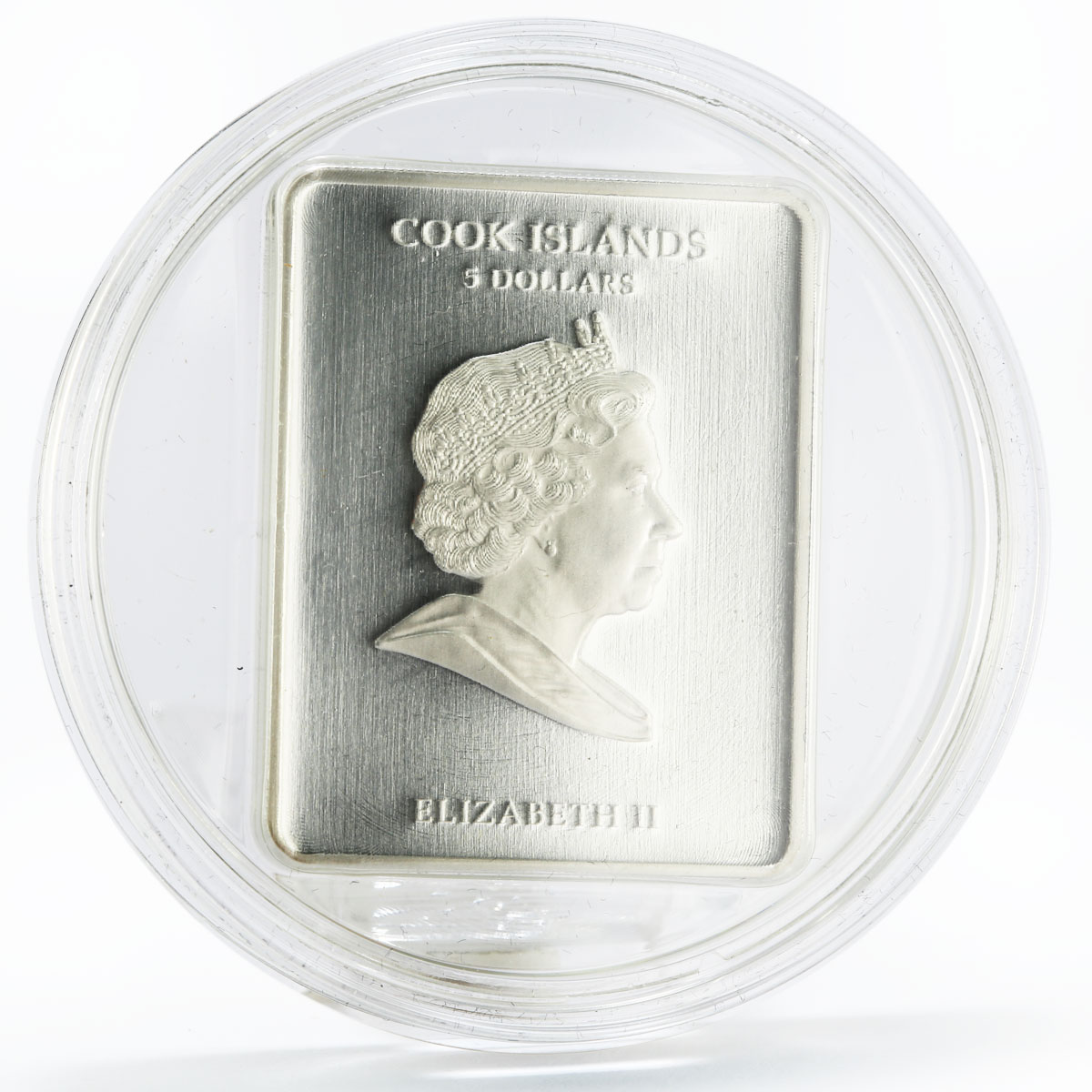 Cook Islands 5 dollars Patron Saints series St. Constantine silver coin 2010