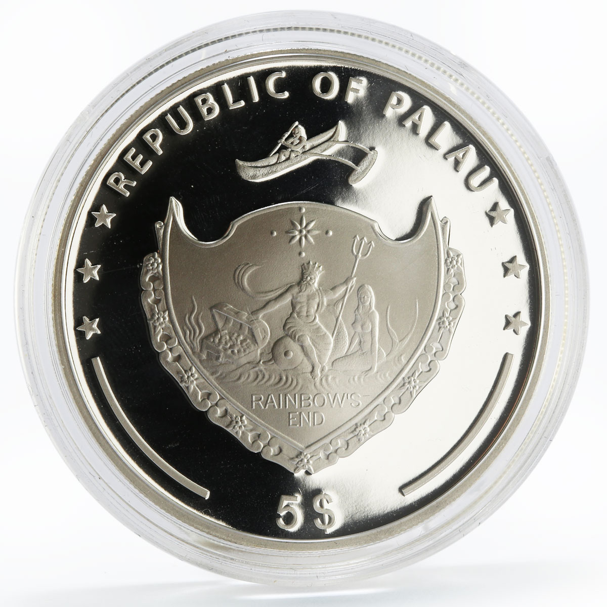 Palau 5 dollars World of Wonders series Persepolis - Shiraz silver coin 2011