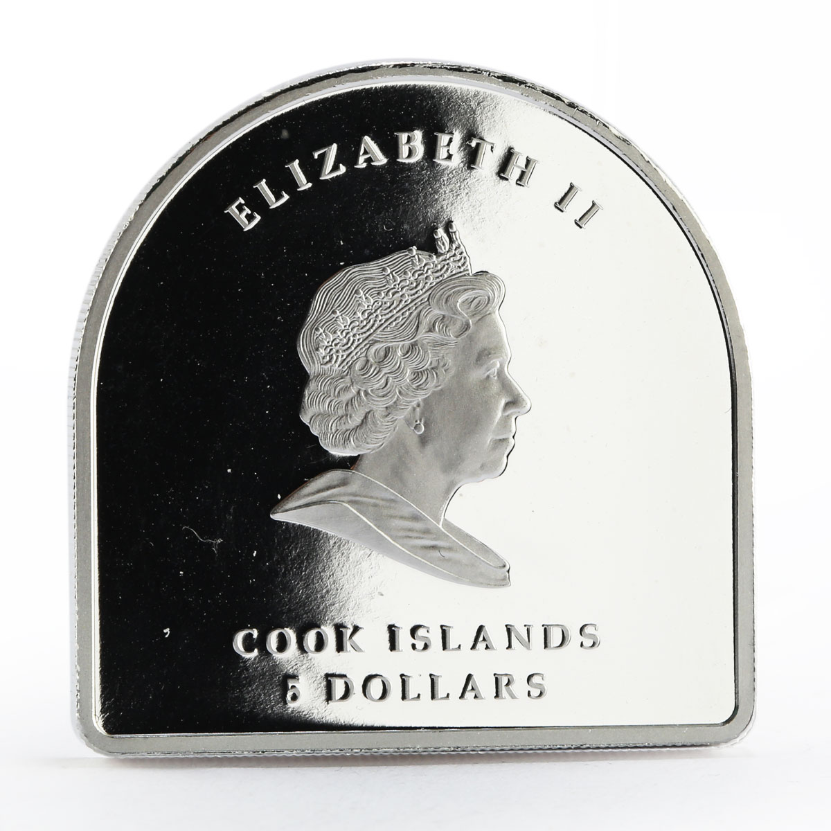 Cook Islands 5 dollar Faith series Pope Visit in Mariazell silver coin 2007