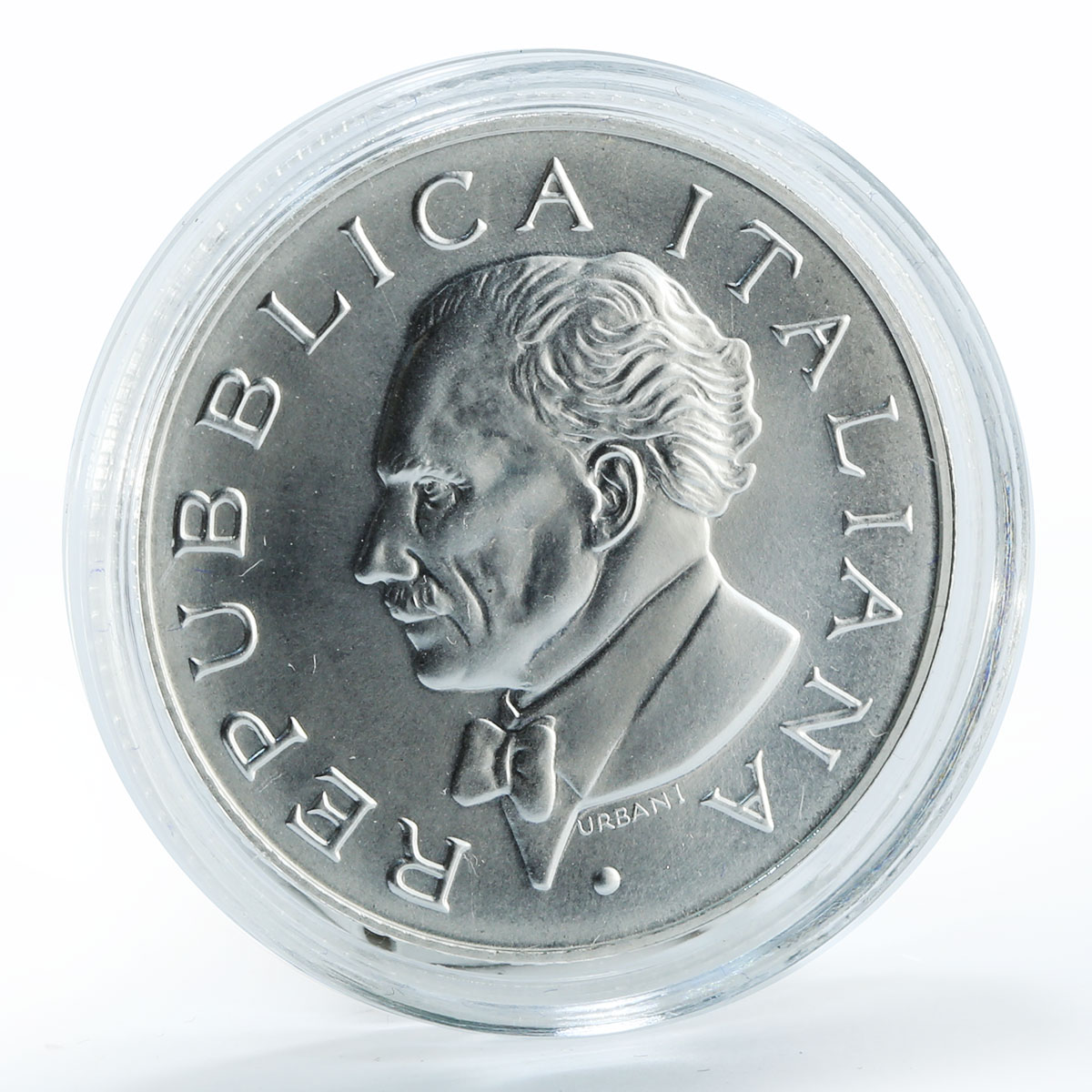 Italy, Italiana, 5 Euro, Arturo Toscanini, 50th Anniversary of the death, 2007