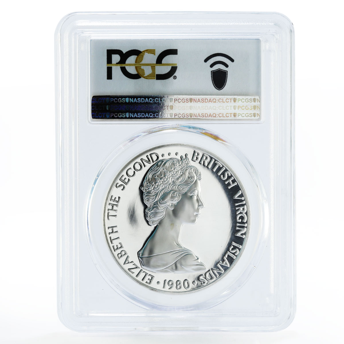 British Virgin Islands 1 dollar Magnificent Frigates PR69 PCGS silver coin 1980
