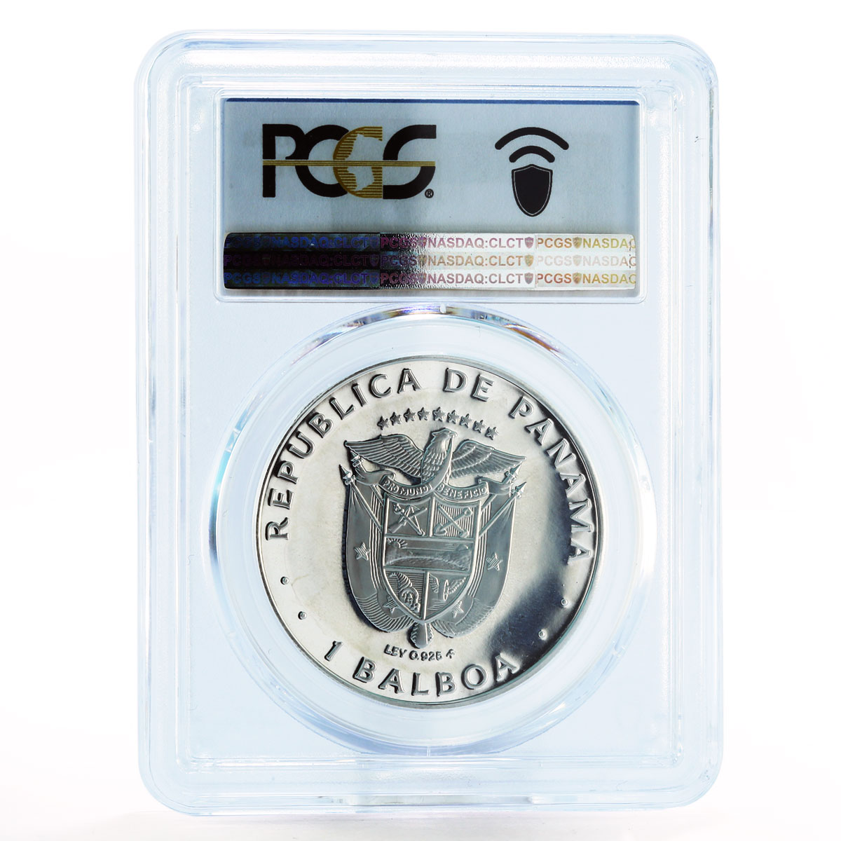 Panama 1 balboa Explorer Vasco Nunez de Balboa PR67 PCGS silver coin 1977