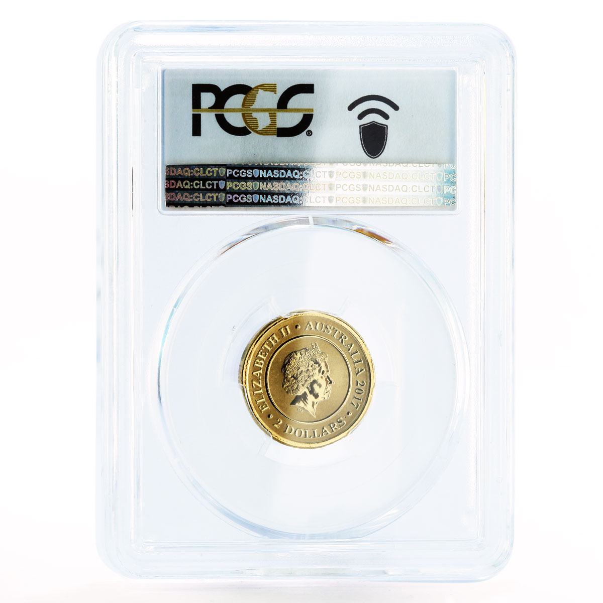 Australia 2 dollars Planetary Coins series Mars MS70 PCGS aluminium coin 2017
