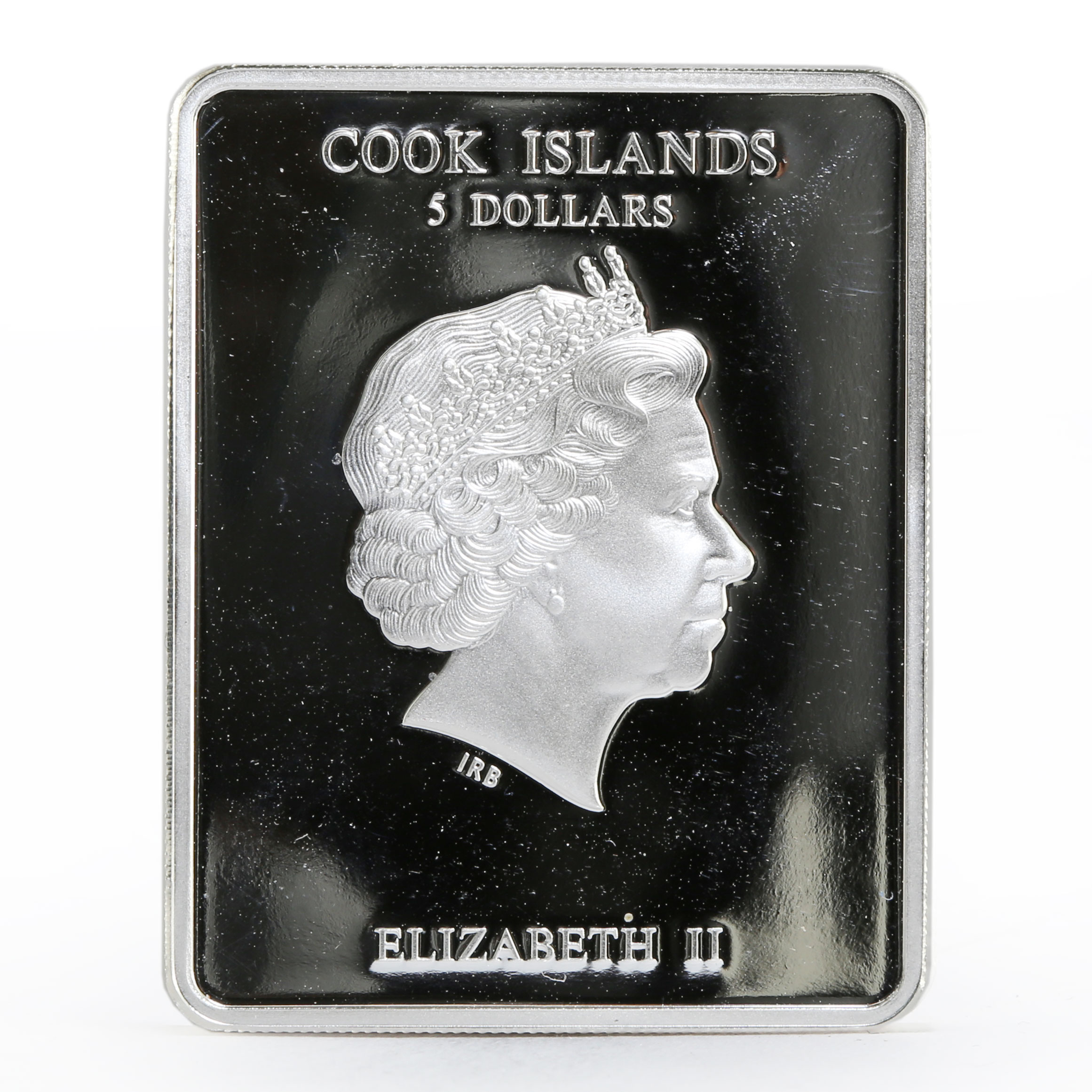Cook Islands 5 dollars Patron Sains series St. Nicholas silver coin 2011
