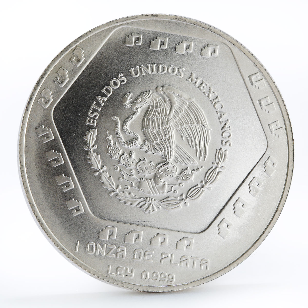 Mexico 5 pesos Precolombina series Dintel silver coin 1994