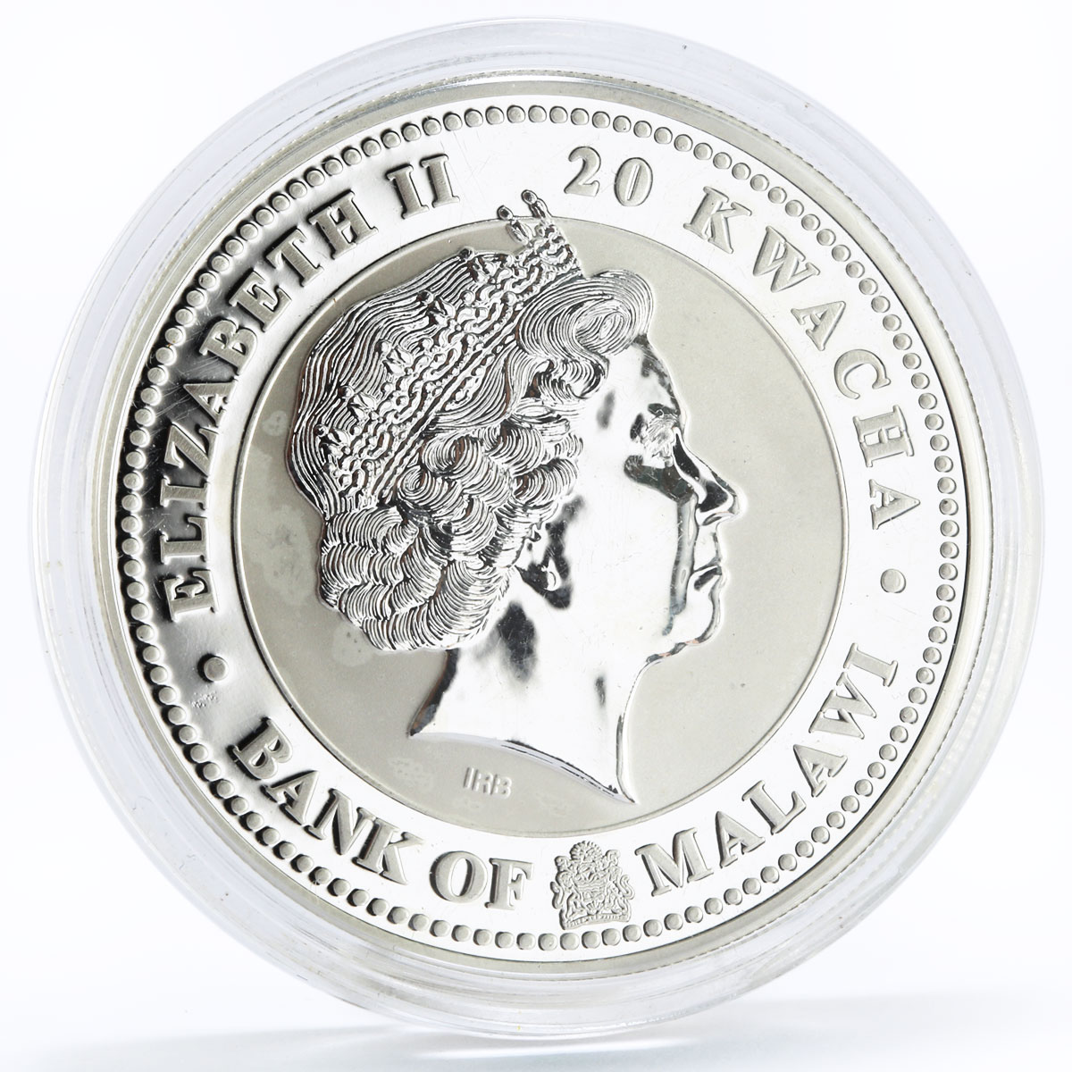 Malawi 20 kwacha Lunar Calendar series Year of the Ox silver coin 2009