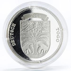 Palau 5 dollars International Coins series German Togo silver coin 1999