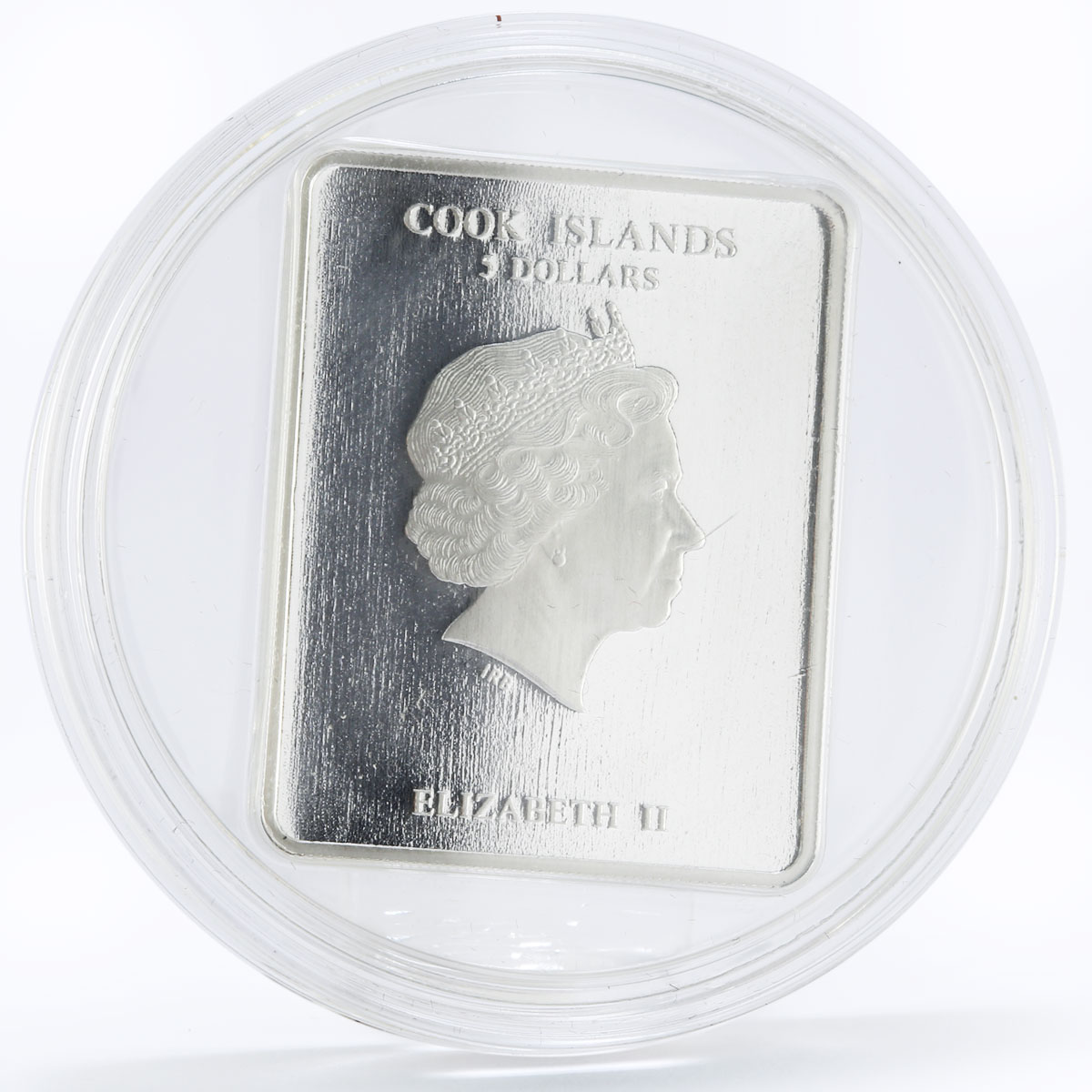 Cook Islands 5 dollars Patron Saints series St. Anna silver coin 2011