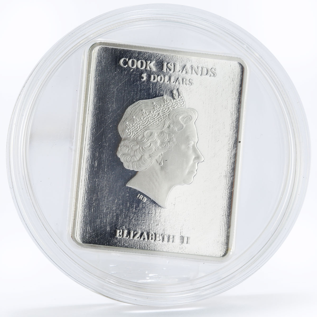Cook Islands 5 dollars Patron Saints series St. Olga silver coin 2011
