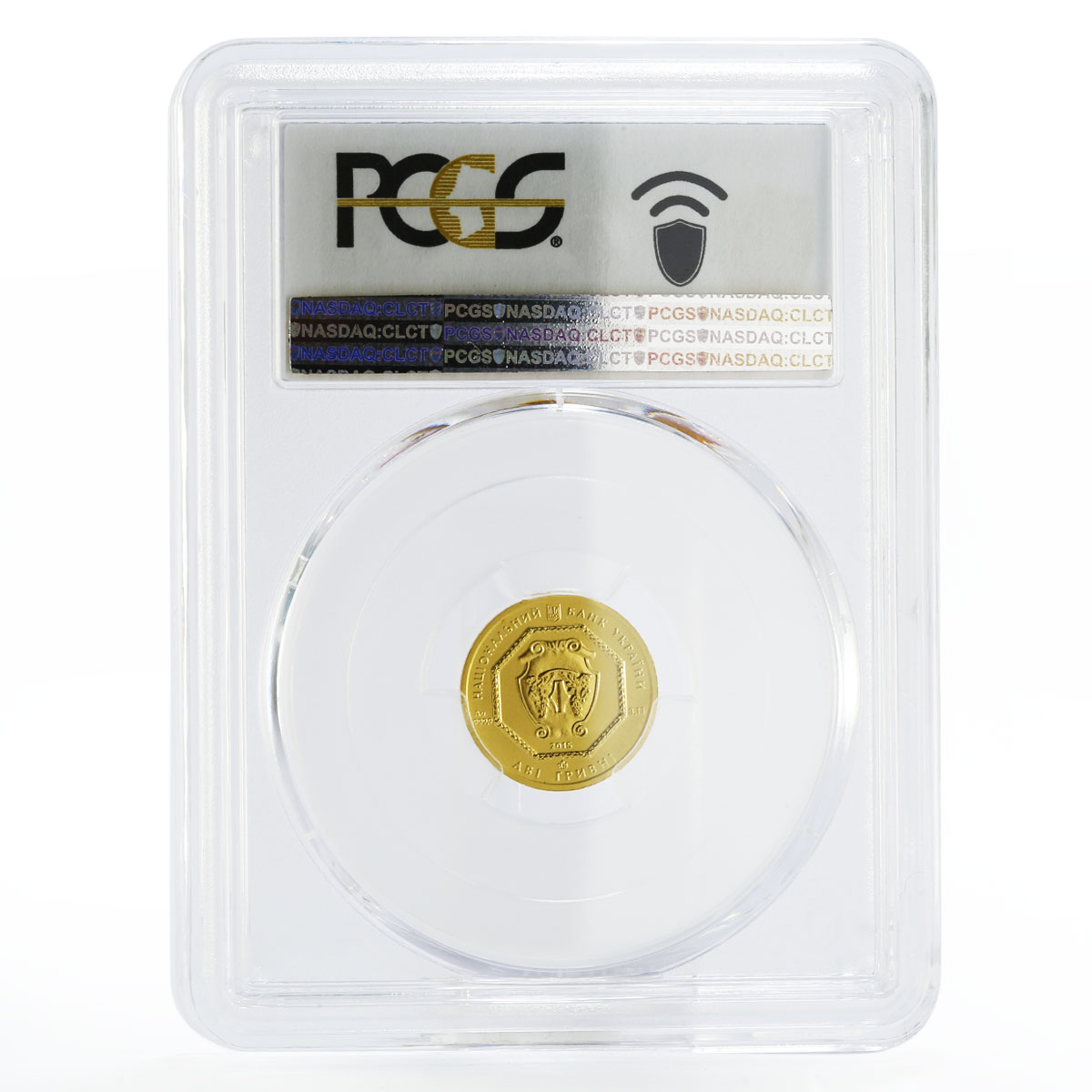 Ukraine 2 hryvnias Archangel Michael MS70 PCGS gold coin 2015