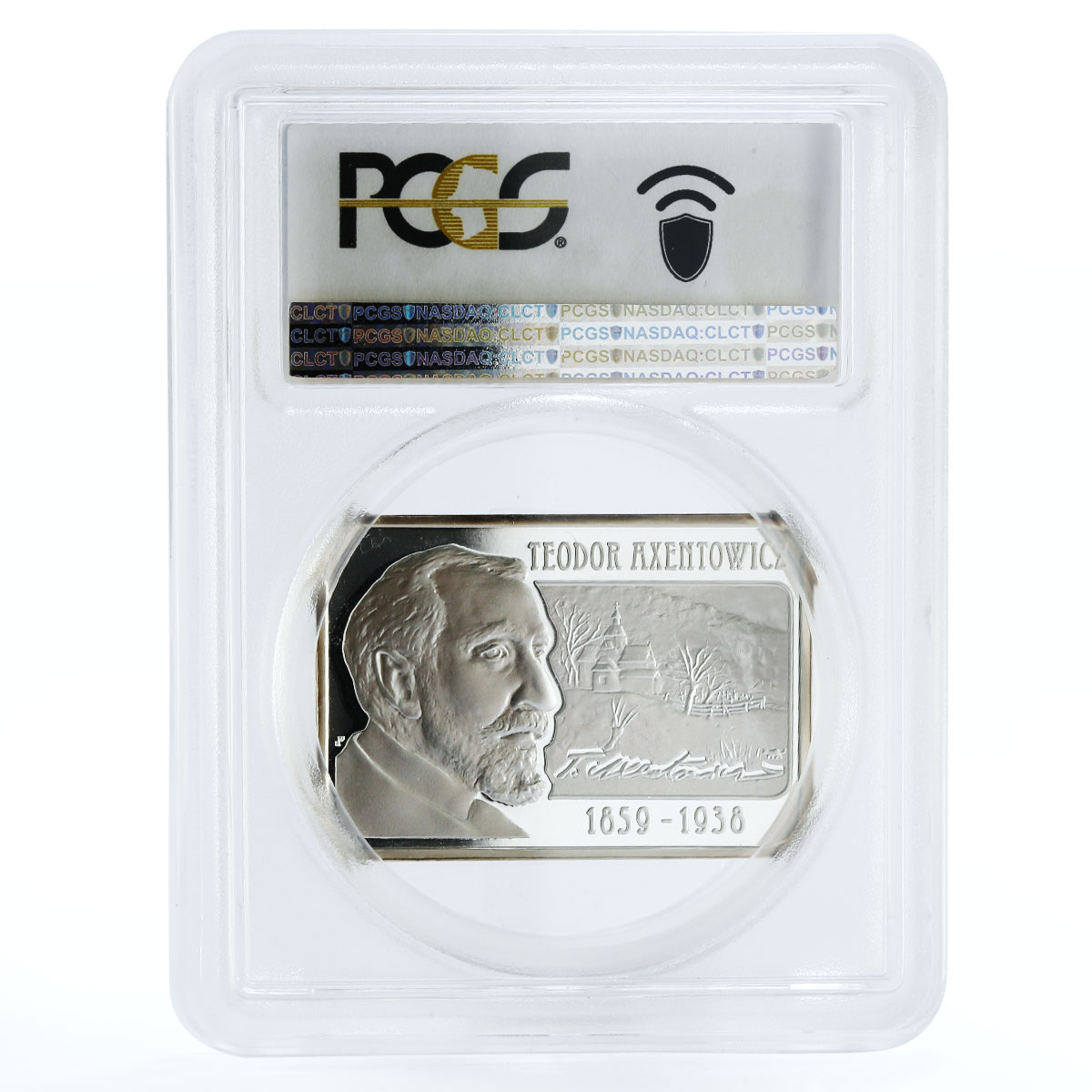 Armenia 100 dram Artist Teodor Axentowicz PR70 PCGS silver proof 2010