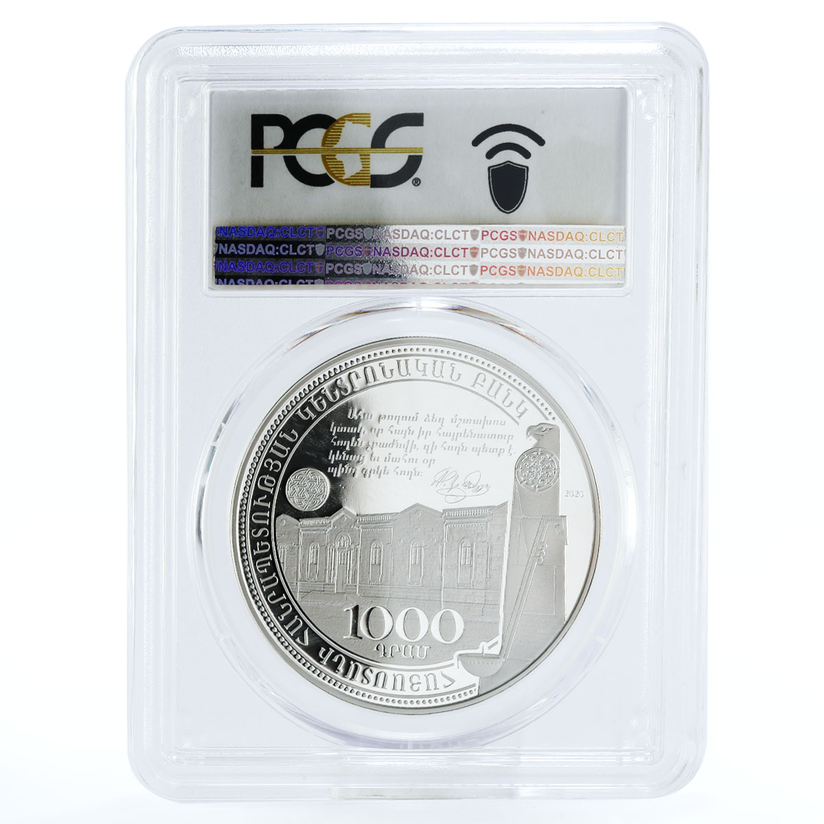 Armenia 1000 dram 200 Years to Khrimian Hayrik PR70 PCGS silver coin 2020