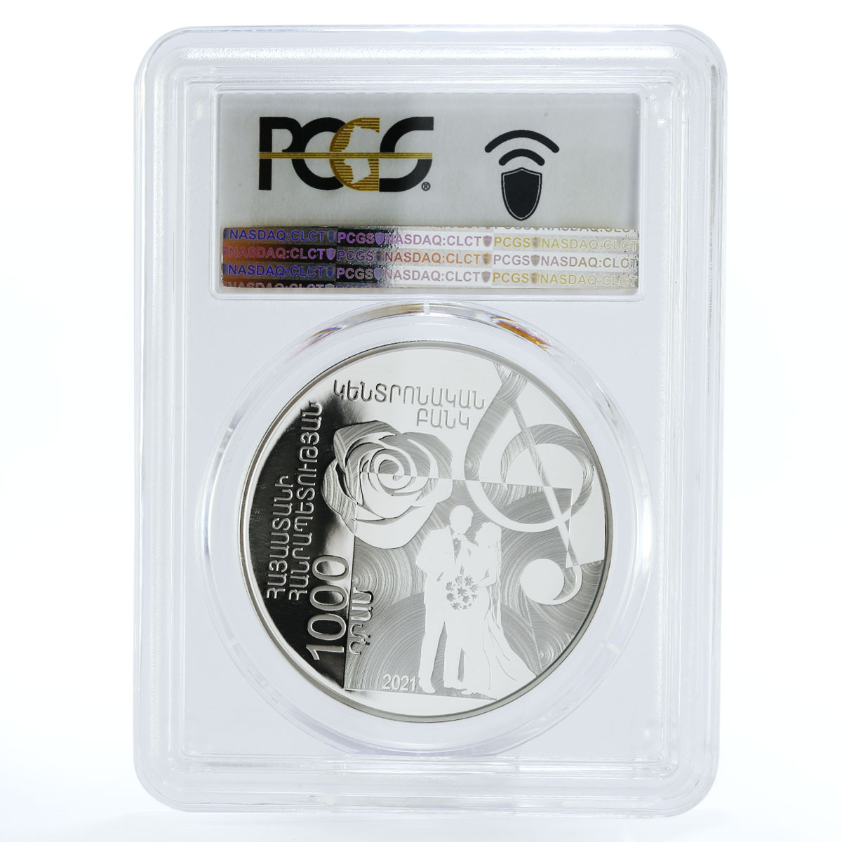 Armenia 1000 dram Composer Arno Babajanyan PR70 PCGS silver coin 2021